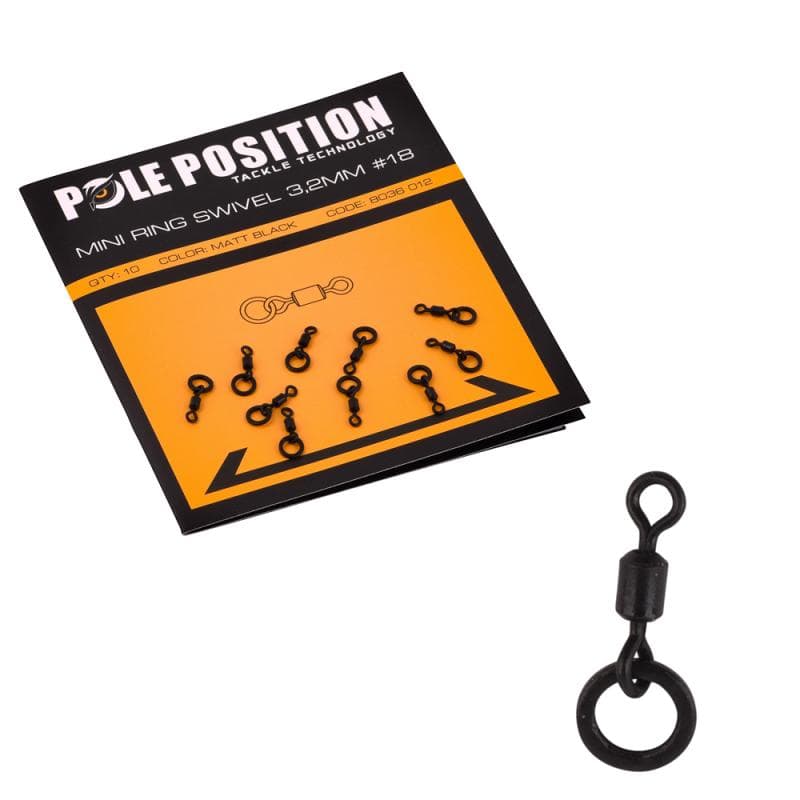 Pole Position Mini Ring Swivel 3.2mm Size 18