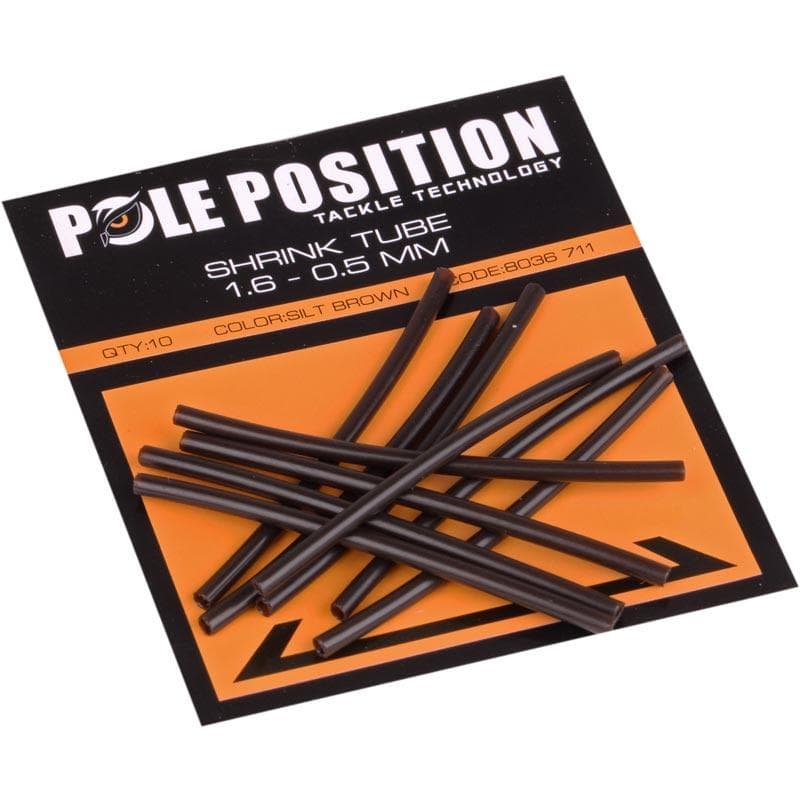 Pole Position Shrink Tube Silt Brown 1.6 - 0.5mm