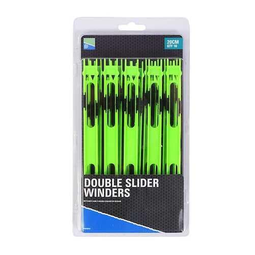 Preston Double Slider Winders Green - 20cm