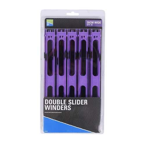 Preston Double Slider Winders Purple - 26cm Wide