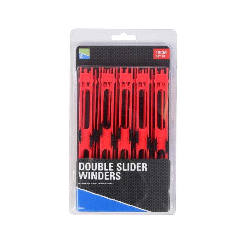 Preston Double Slider Winders Red - 18cm