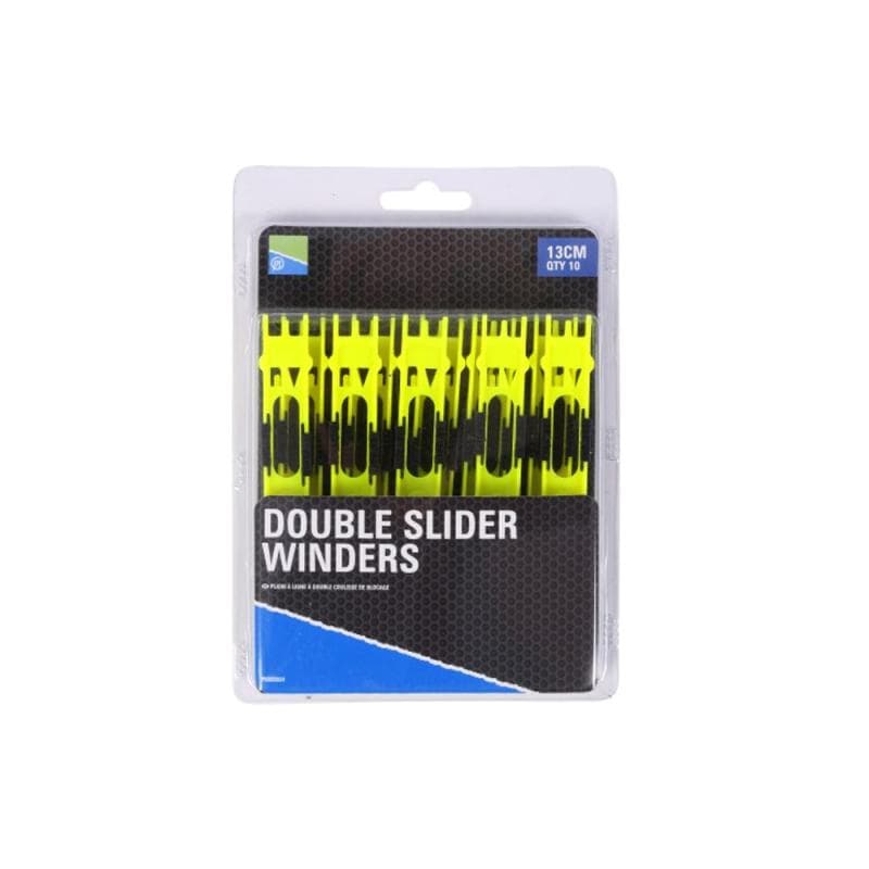 Preston Double Slider Winders Yellow - 13cm