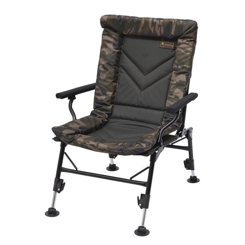 Prologic Avenger Comfort Camo Chair With Armrest en Cover