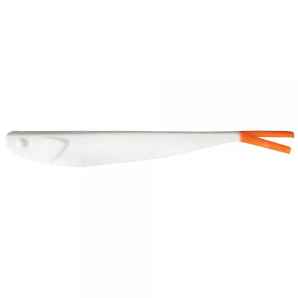 Quantum Soft Lure Q Fish 8g 13cm Solid White UV-Tail