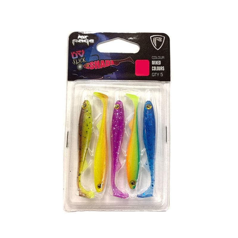 Rage Slick Shad UV Mixed Colours 7cm