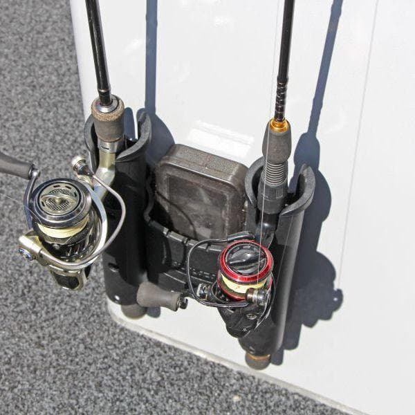 Railblaza Rodstow Rod Holder Dual Zwart Met Bakje - foto 3