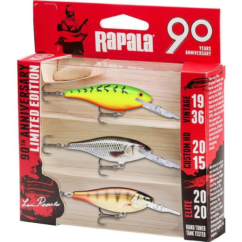 Rapala 90 Years Lure Kit Limited Edition Shad Rap