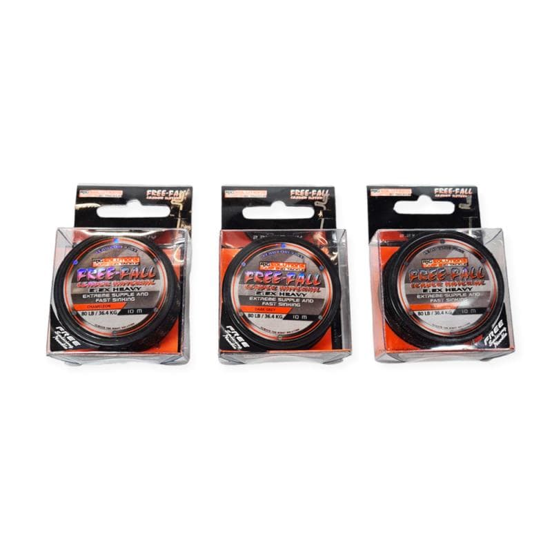 Rigsolution Free-Fall Leader Materiaal 80lb Dark Grey