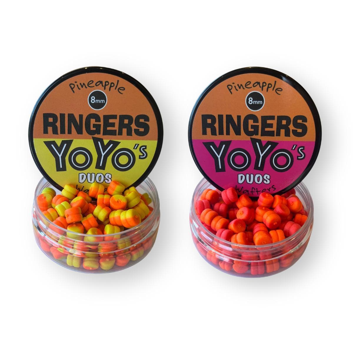 Ringers Yoyo's Duo Wafters Pineapple 8mm Pink Orange