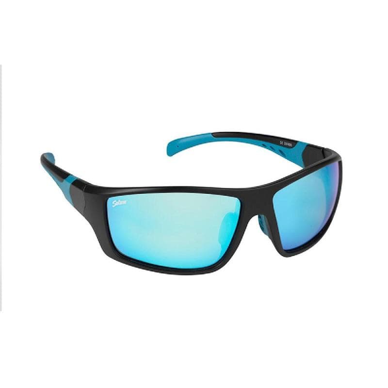 Salmo Black Sunglasses Grey Ice Blue Lens