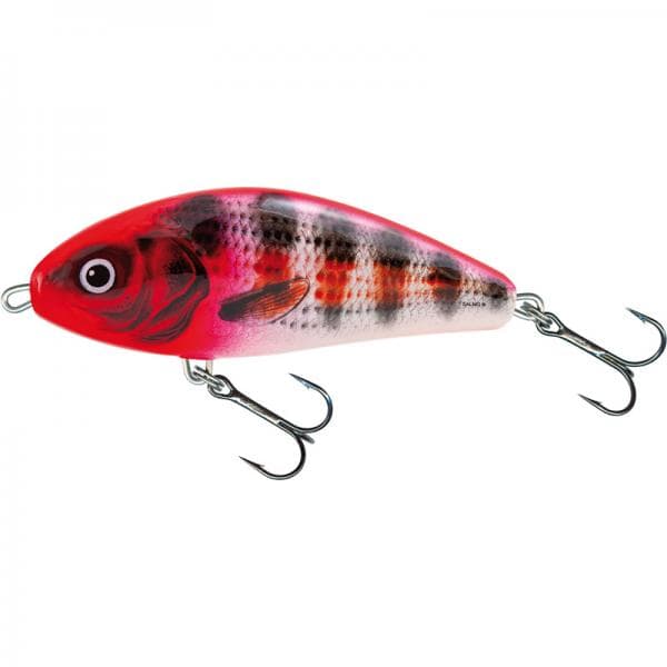 Salmo Fatso 10cm Floating Holo Red Head Striper