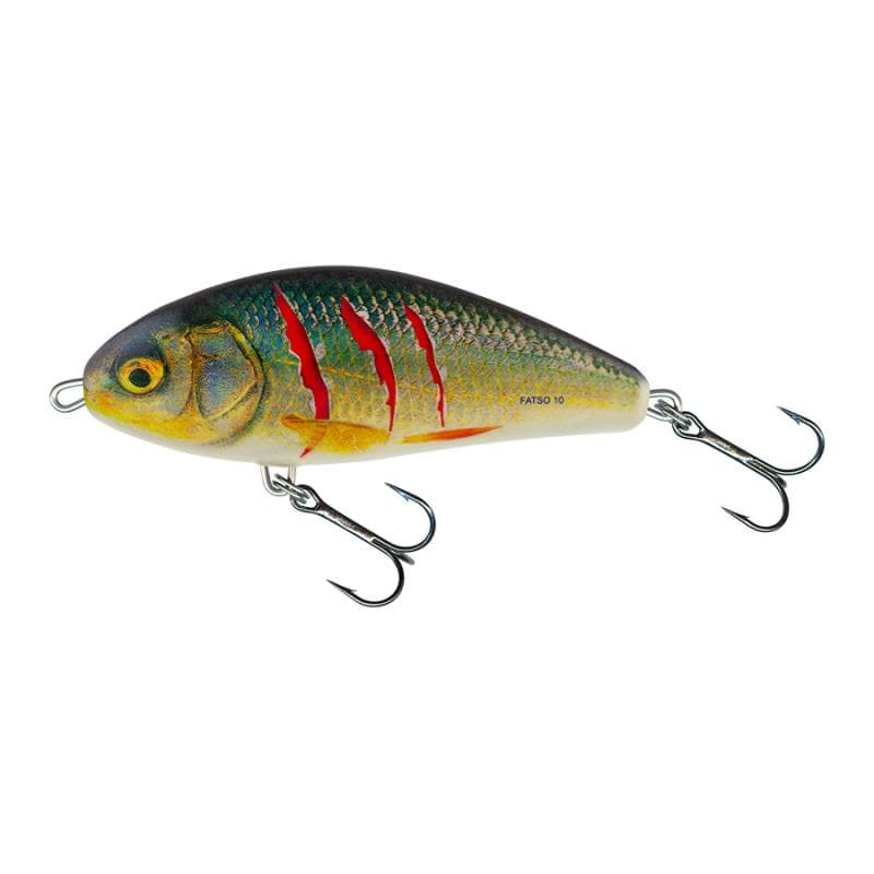 Salmo Fatso Sinking 10cm 52g Wounded Real Roach
