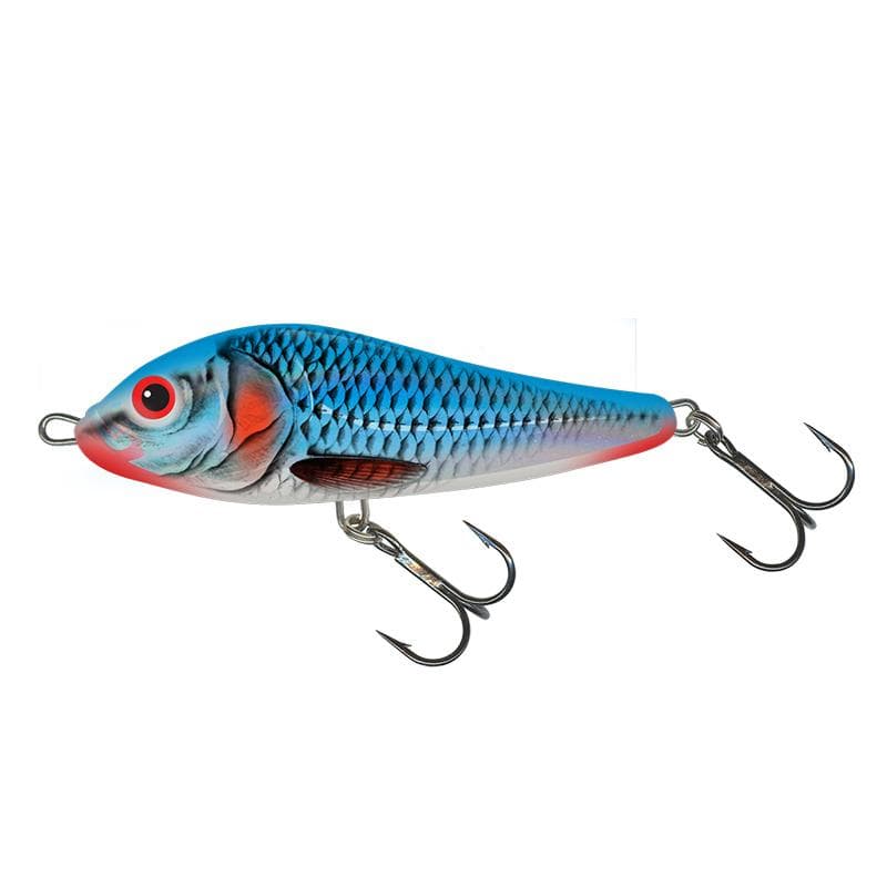 Salmo Sinking Rattlin Slider 8cm Bleeding Blue Shad