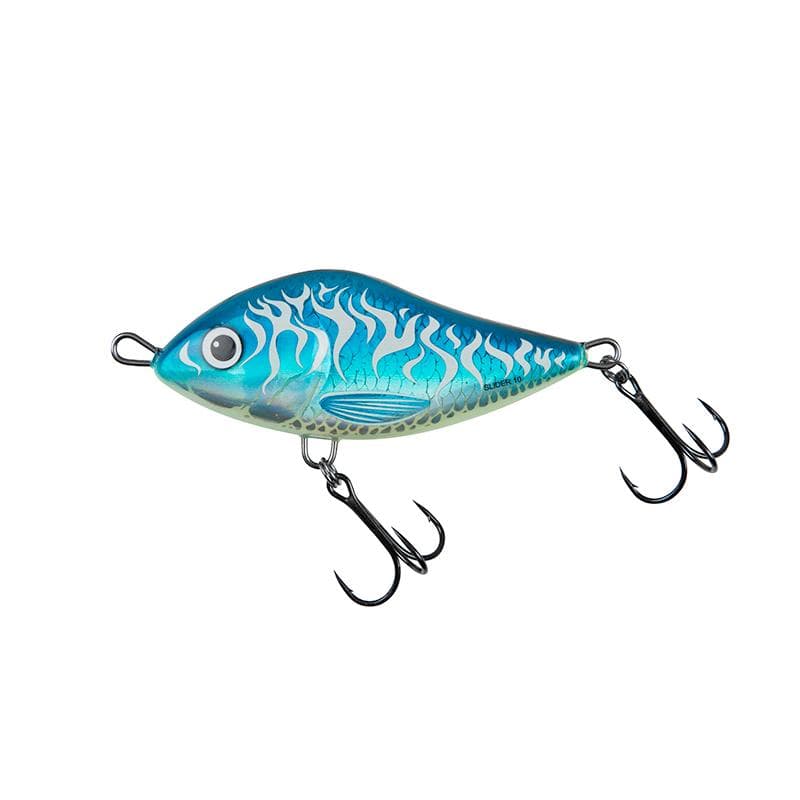 Salmo Slider 12cm Sinking White Striper