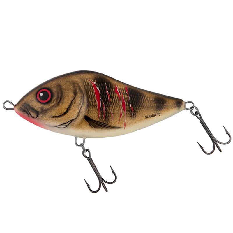 Salmo Slider 16cm Sinking Wounded Emerald Perch