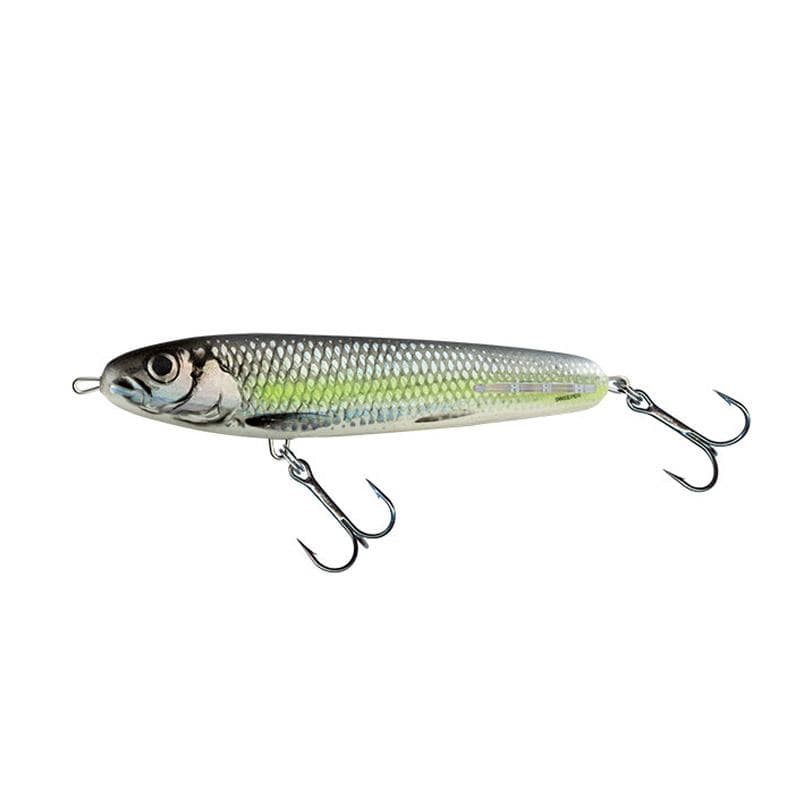 Salmo Sweeper Sinking Silver Chartreuse Shad 14cm