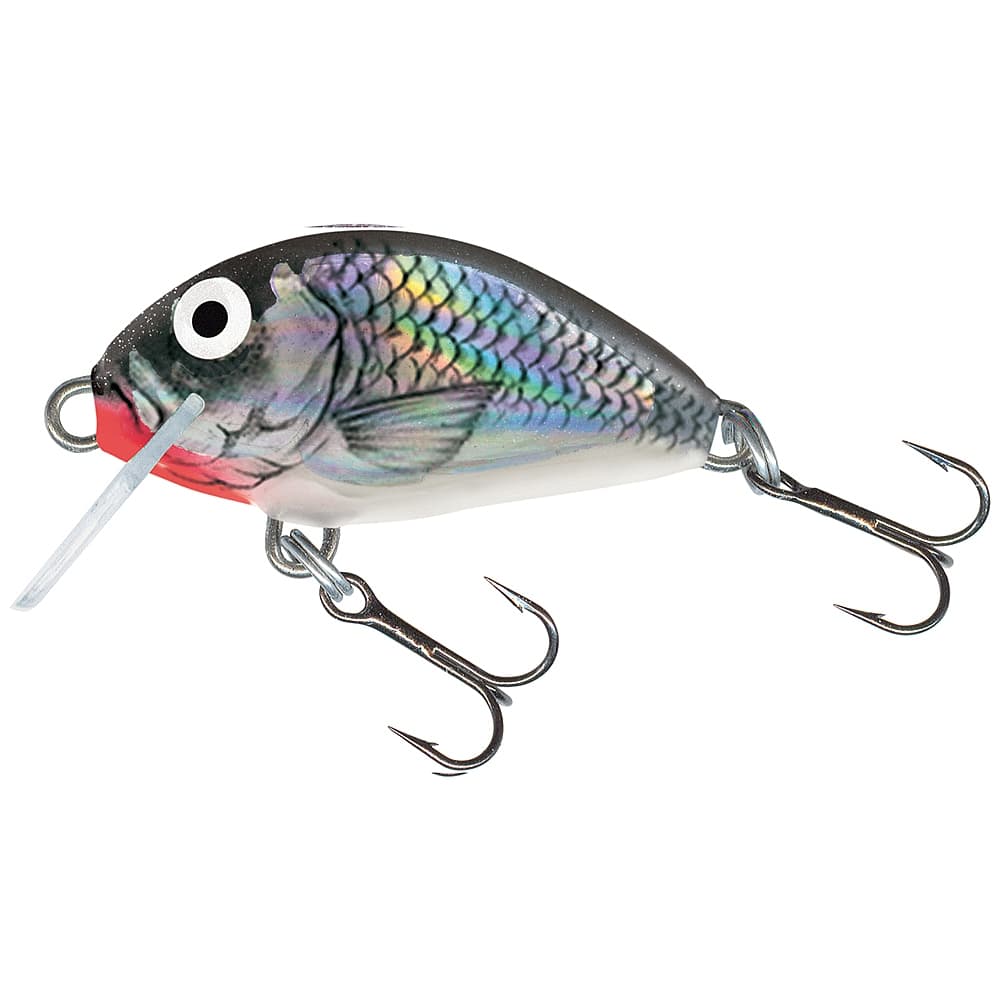 Salmo Tiny 3cm Sinking Holographic Grey Shiner