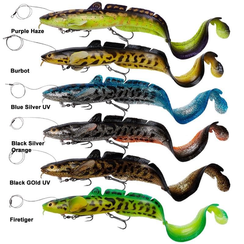 Savage Gear 3D Line Thru Burbot 36cm 216g Fast Sinking Burbot - foto 2