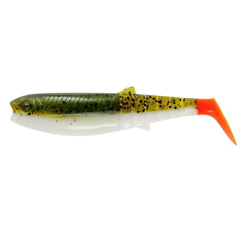Savage Gear Cannibal Shad 17.5cm 2st Olive Hot Orange
