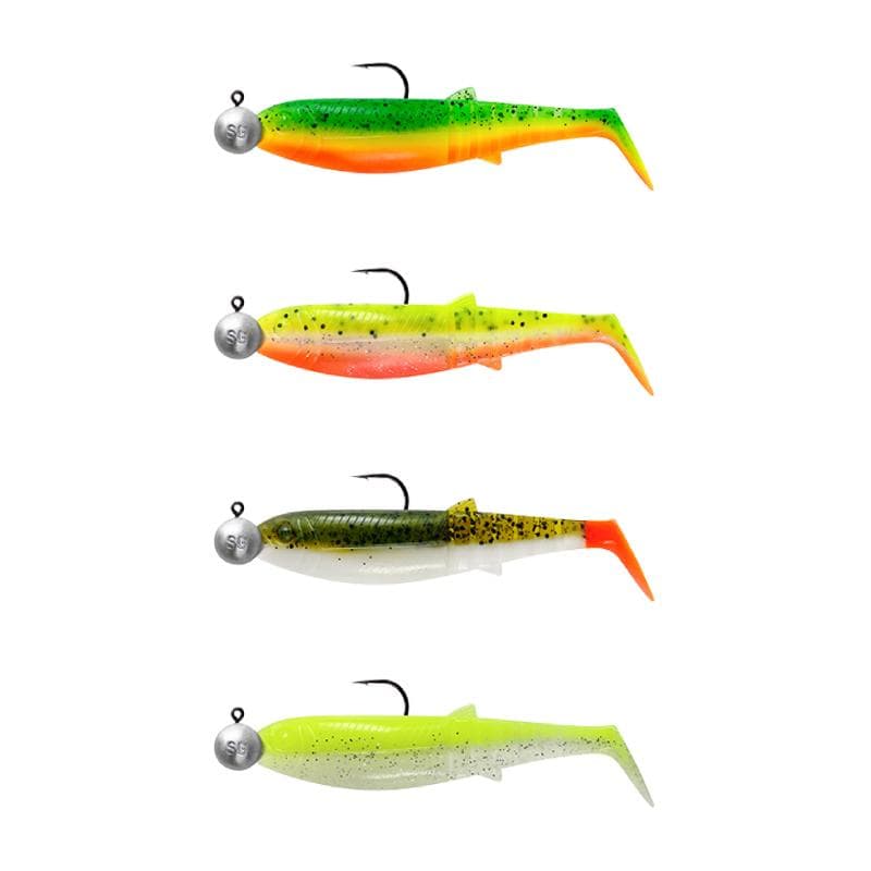 Savage Gear Cannibal Shad Darkwater Mix 8cm