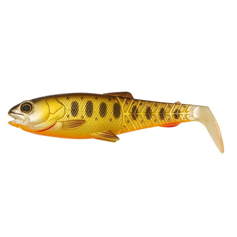 Savage Gear Craft Cannibal Paddle Tail 8,5cm Olive Hot Orange