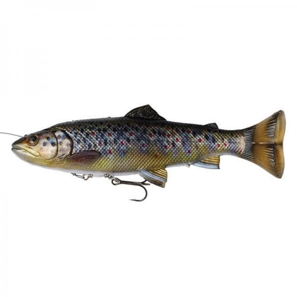 Savage Gear Line Thru Pulsetail Trout 16cm 51g SS Brown Trout