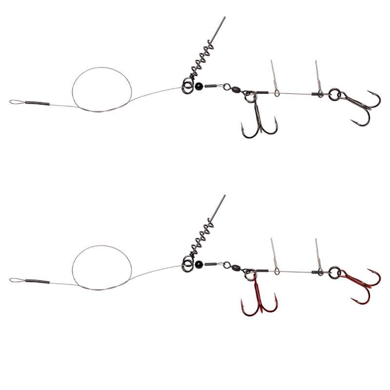 Savage Gear Linethru Corkscrew Rig #2 30cm 22kg 2st.