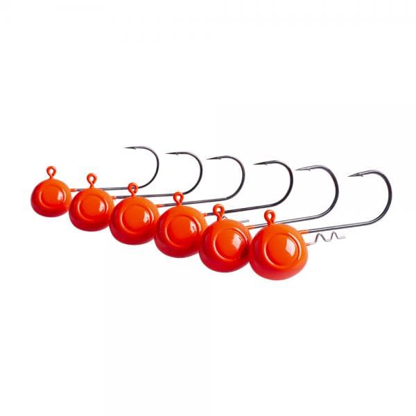 Savage Gear Rattlin Jig Heads Japan Red UV 8/0 50g