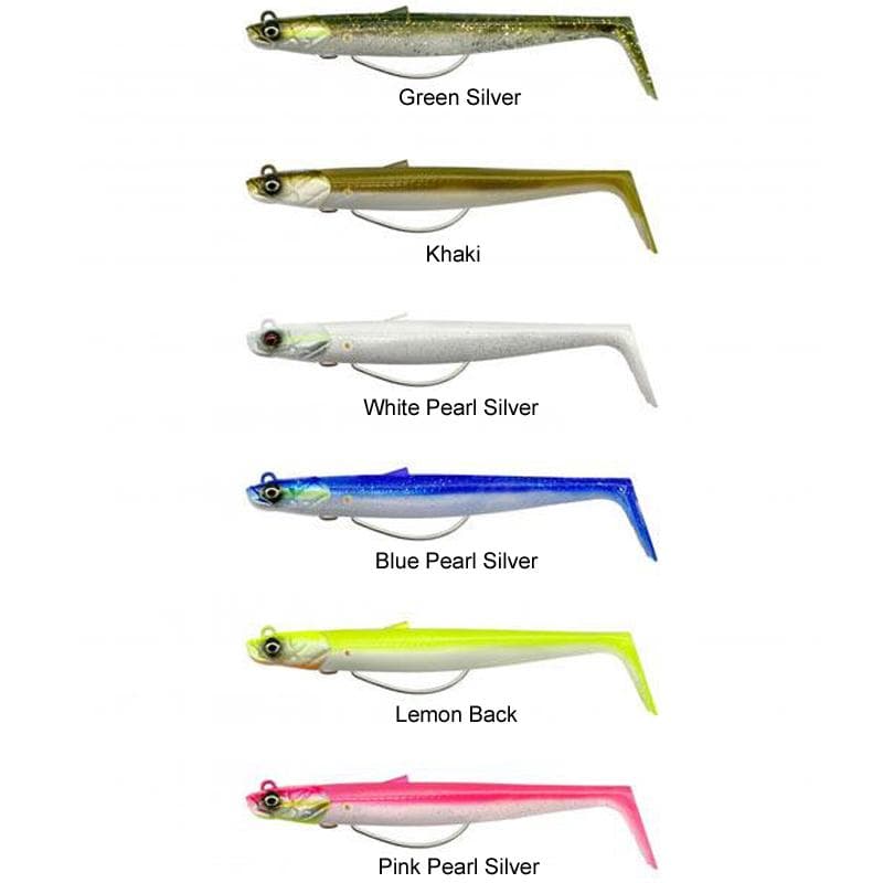 Savage Gear Savage Sandeel V2 WL 11.5Cm 22G Sinking Lemon Back 2+1 - foto 2