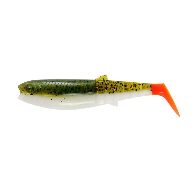 Savagear Cannibal Shad 12.5cm Olive Hot Orange