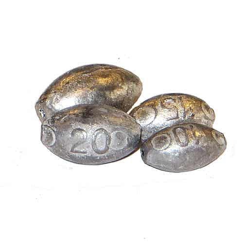 Schuiflood eivormig 75g / 2 st.