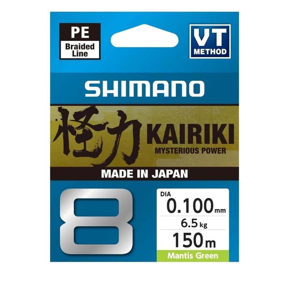 Shimano Kairiki 8 Mantis Green 150m 0.10mm/6.5kg