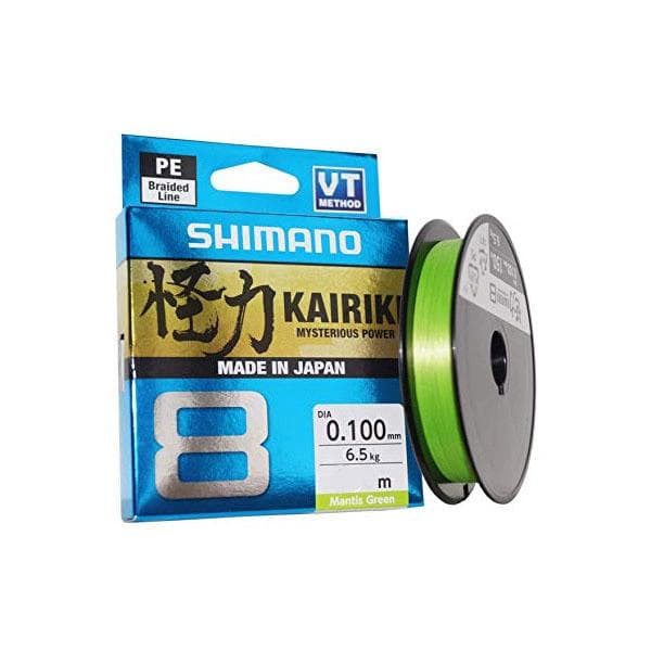 Shimano Kairiki 8 Mantis Green Per Meter 0.160mm/10.3kg