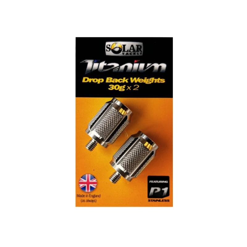 Solar P1 Titanium Drop Back Weights 30g 2st