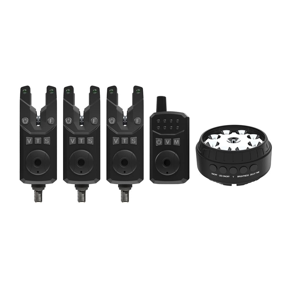Sonik SKS 2 Alarm Set 3+1 Bivvy Lamp - Beetmelderset