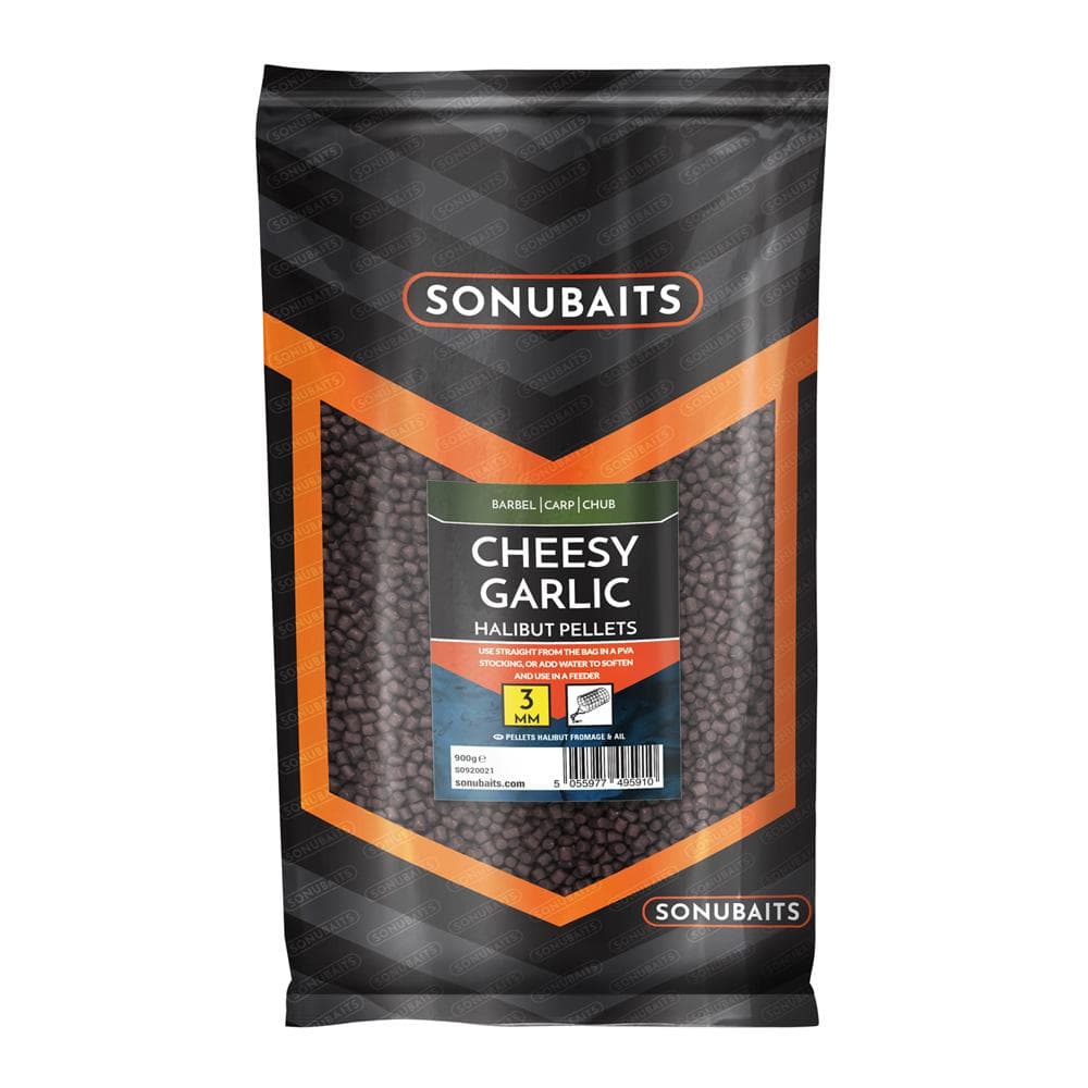 Sonubaits Cheesy Garlic Halibut Pellets - 6MM 900g
