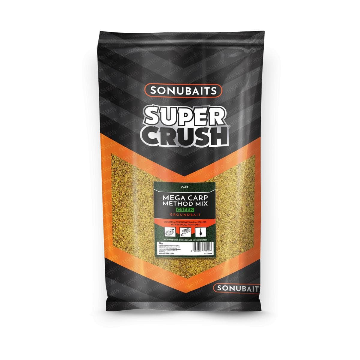 Sonubaits Mega Carp Method Mix Green Groundbait 2kg