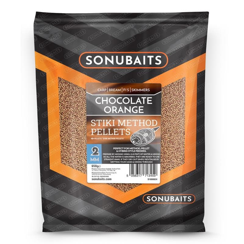 Sonubaits Stiki Method Pellets 2mm Chocolate Orange