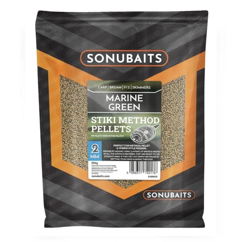 Sonubaits Stiki Method Pellets 2mm Marine Green