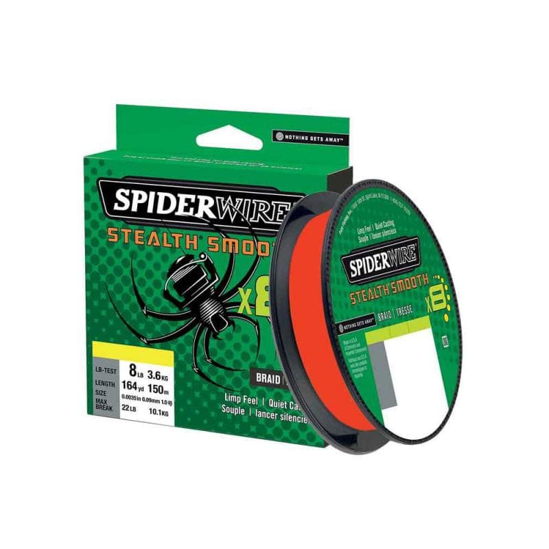 Spiderwire Stealth Smooth 8 Red per meter 0.11mm 10,3kg
