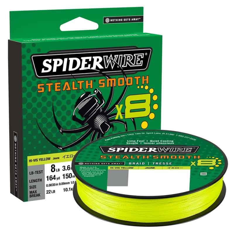 Spiderwire Stealth Smooth 8 Yellow per meter 0.06mm 5.4kg