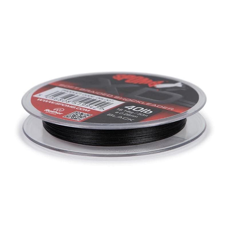 Spomb XD Soft Braided Shockleader 50m Black 40lb - foto 4