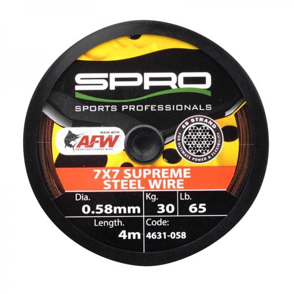 Spro 7x7 Supreme Steel Wire 4m 0.28mm - 9kg - foto 2