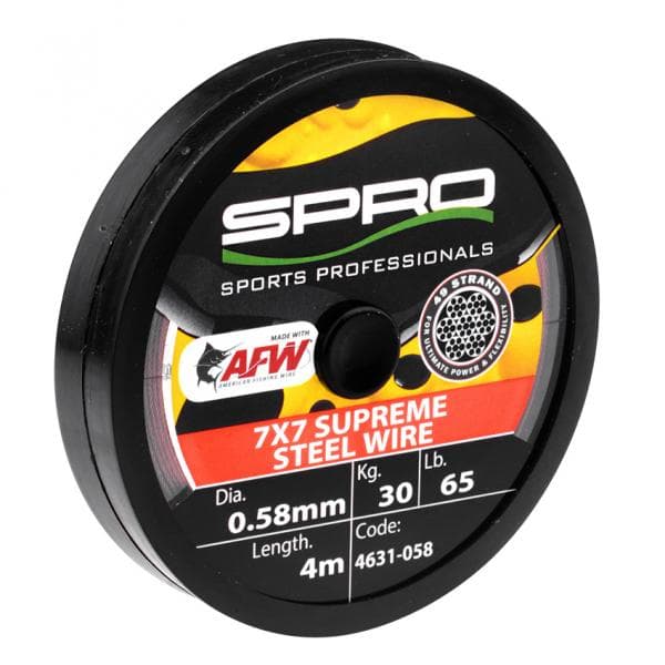 Spro 7x7 Supreme Steel Wire 4m 0.46mm - 18kg - foto 3