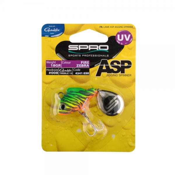 Spro ASP Spinner UV 14g Fire Zebra - foto 2