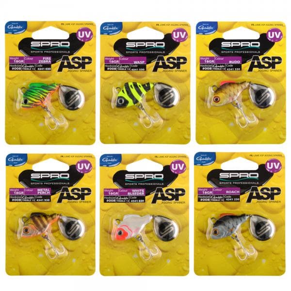 Spro ASP Spinner UV 18g Fire Zebra - foto 4