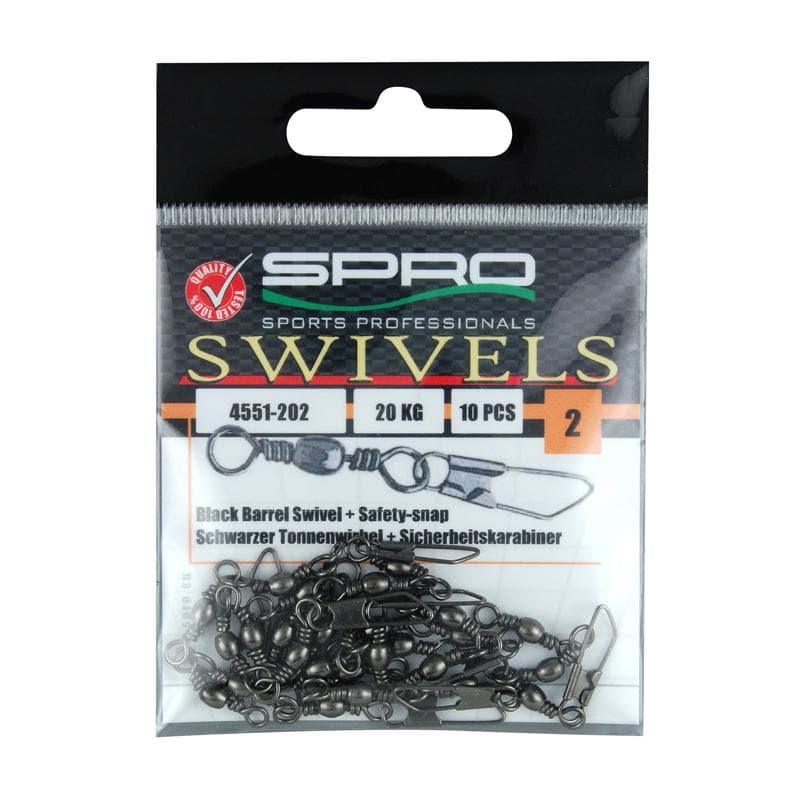 Spro Barrel Swivel + Safety Snap Size 2
