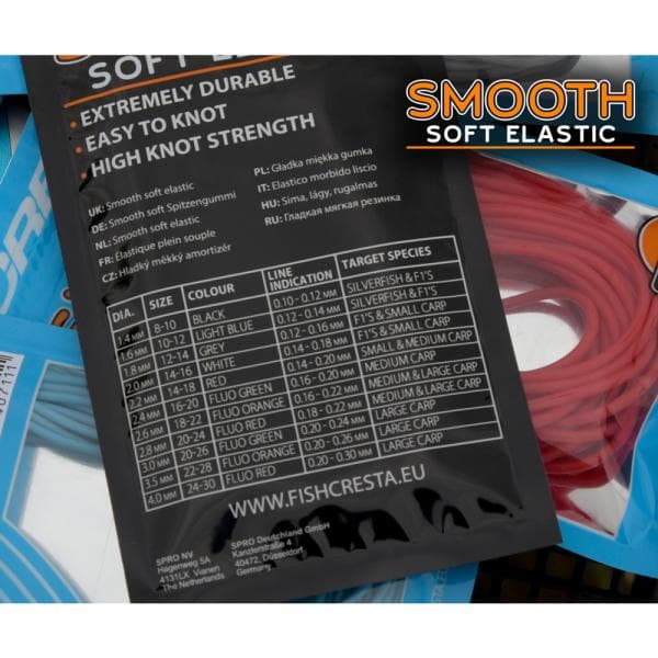 Spro Cresta Smooth Soft Solid Elastic 3m 3.0mm - foto 2