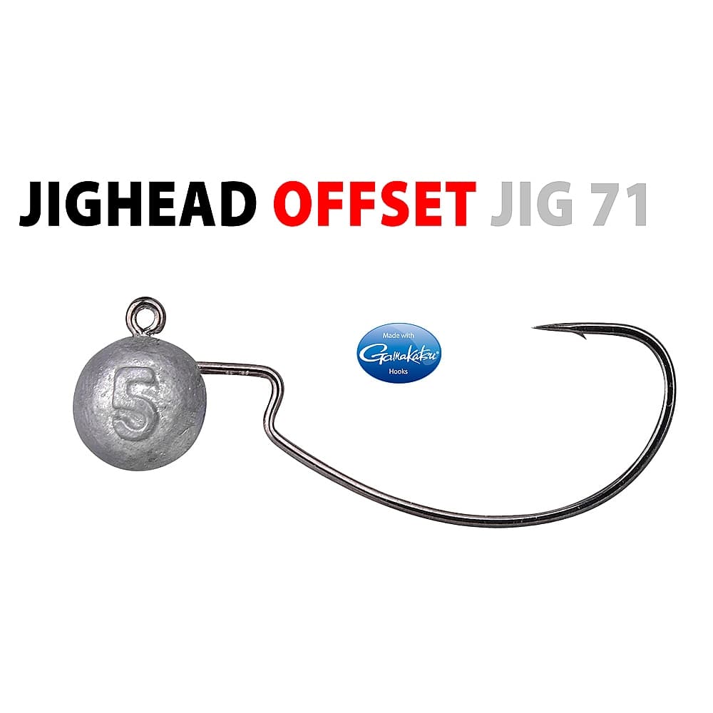 Spro Gamakatsu Offset Jighead 2/0 7gr/3st