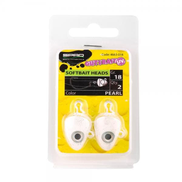 Spro Gutsbait UV Heads 18g
